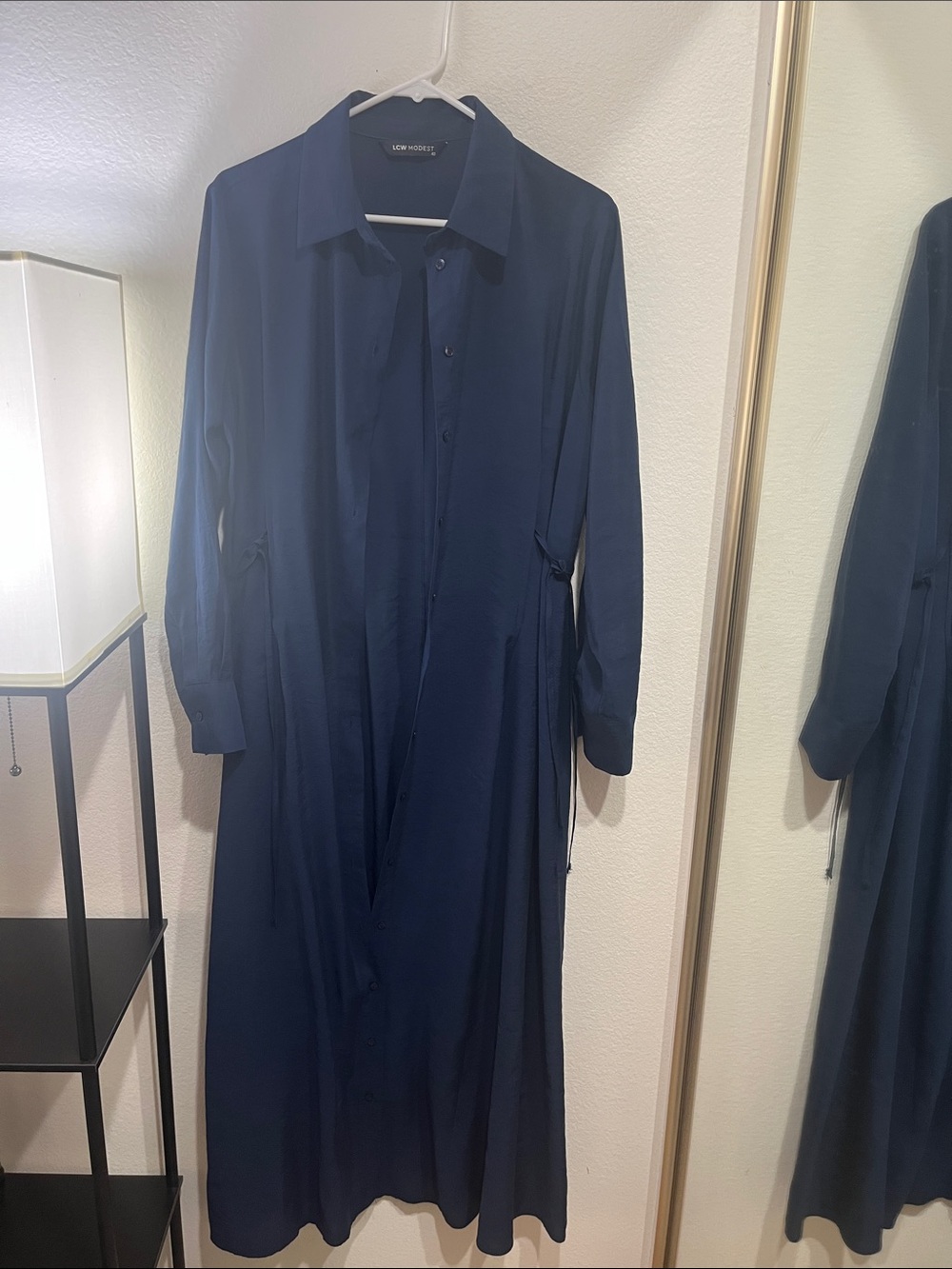 Women’s long sleeve Maxi Button down dress